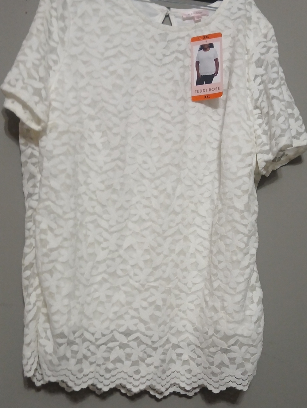 Womwns Xxl Teddi Rose Blouse